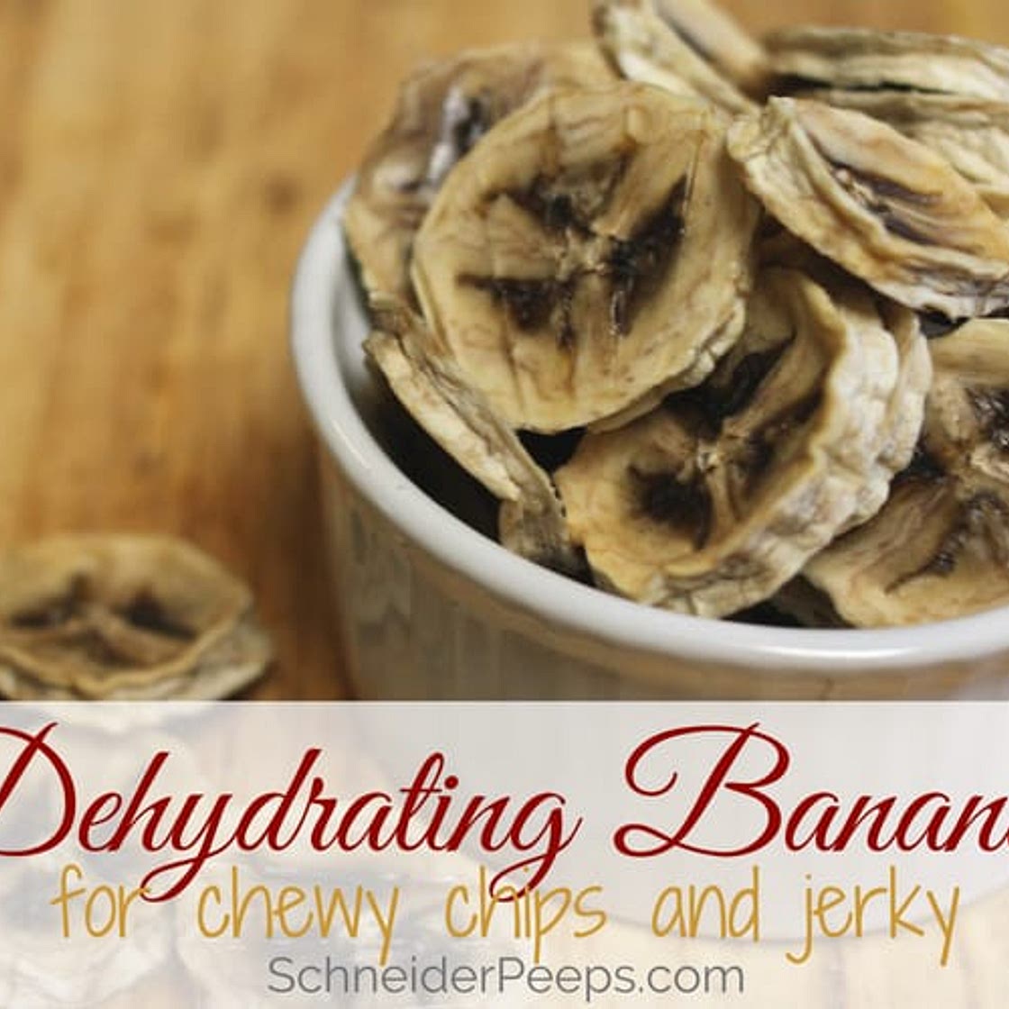 How to Dehydrate Bananas to Make Chewy Banana Chips or Banana Jerky
