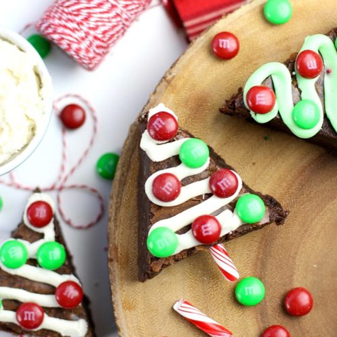 Brownie Christmas Trees