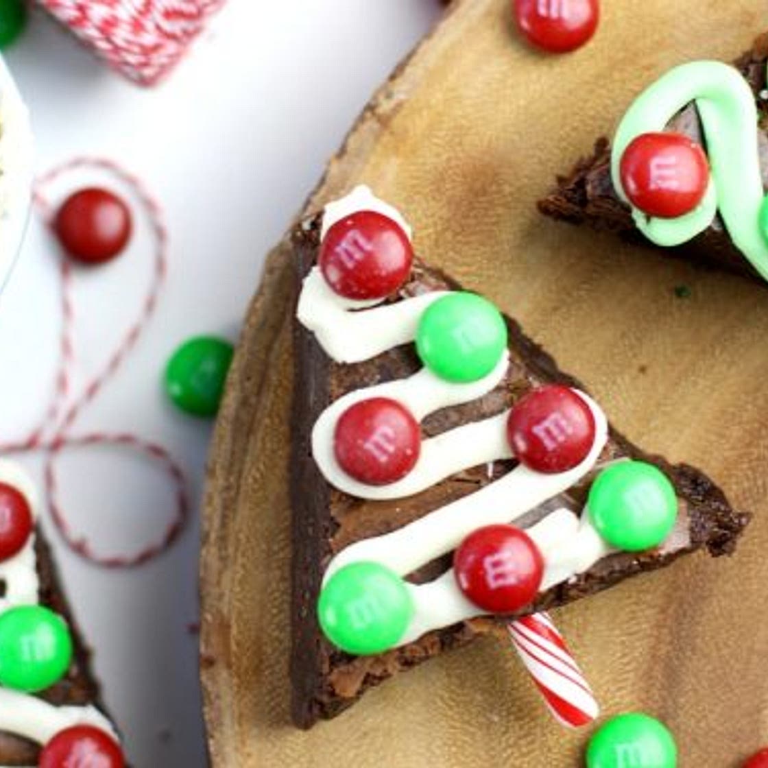 Brownie Christmas Trees