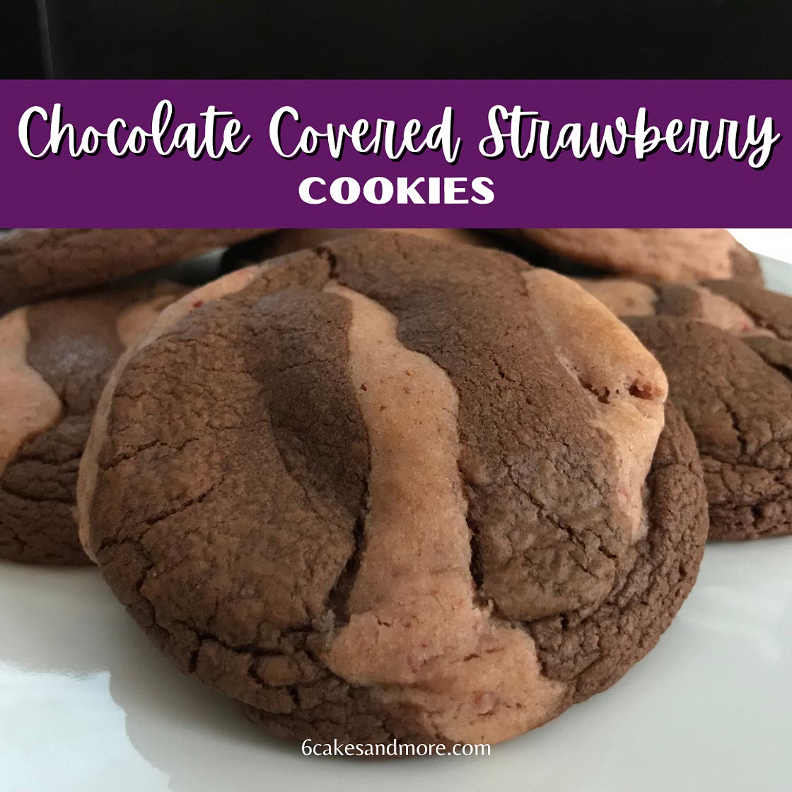 Chocolate Covered Strawberry Cookies