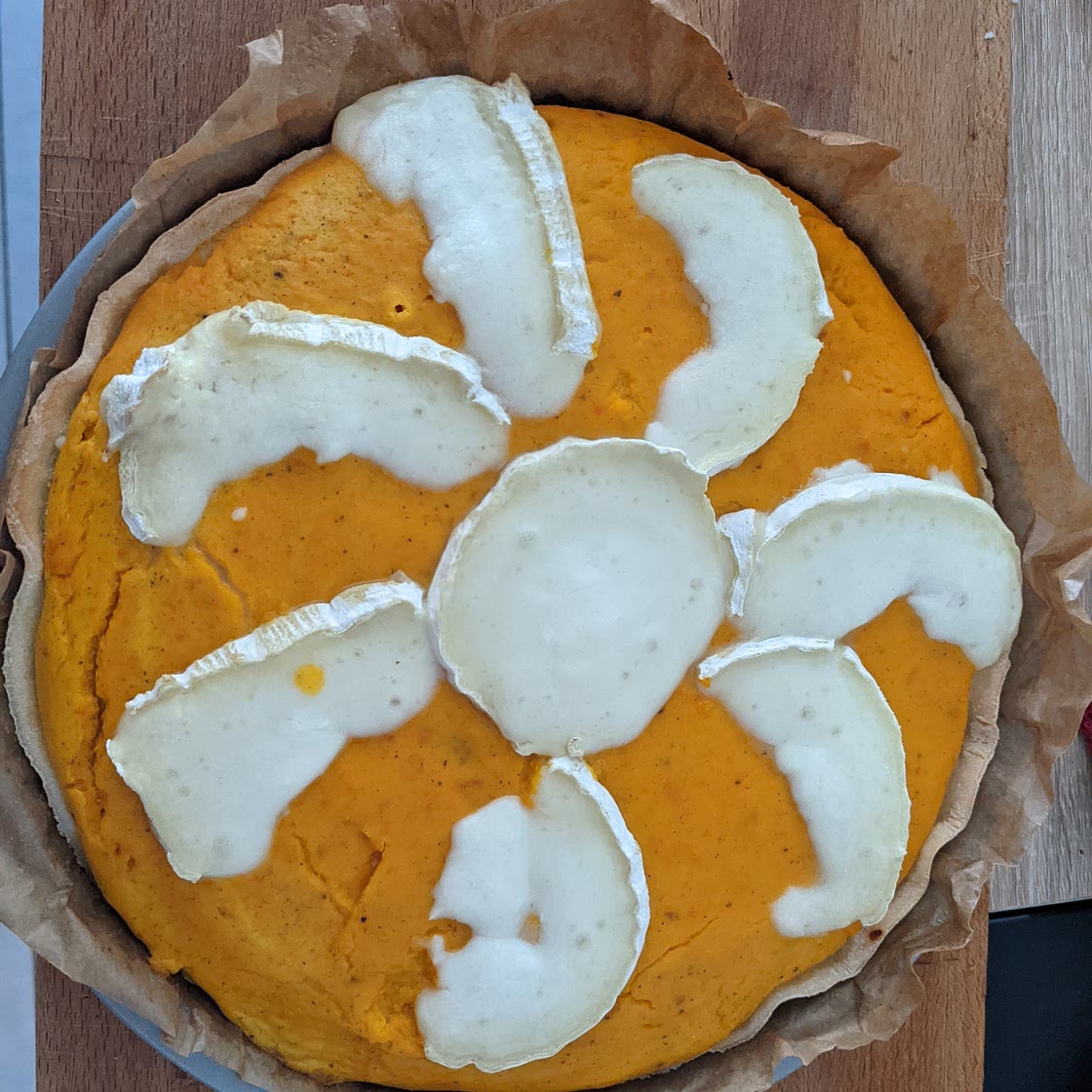 Tarte au potimarron chèvre