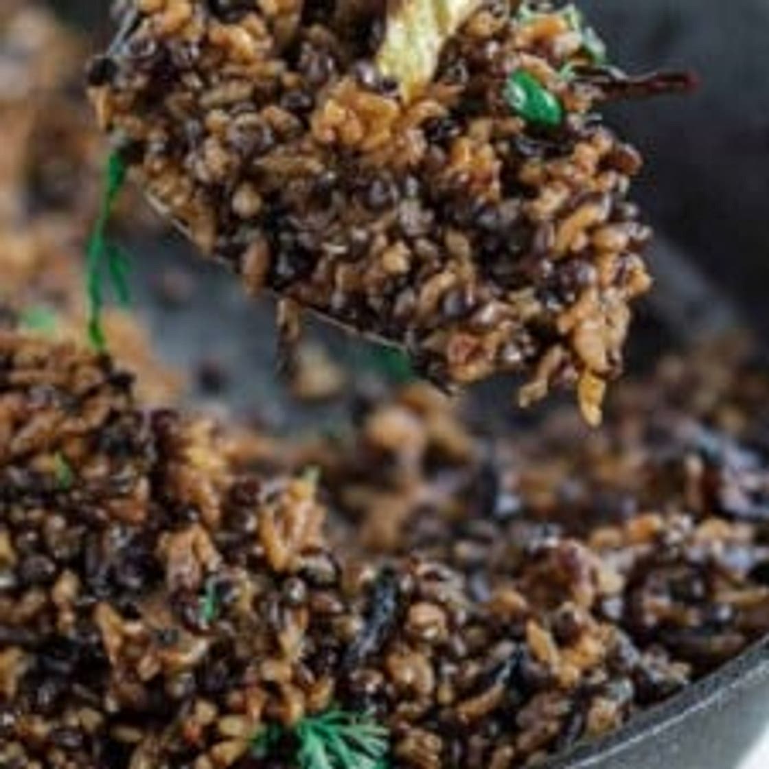 Mujadara: Lentils and Rice with Crispy Onions