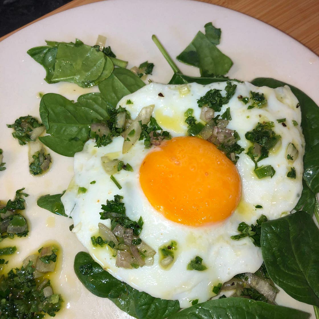 Green eggs and chilli