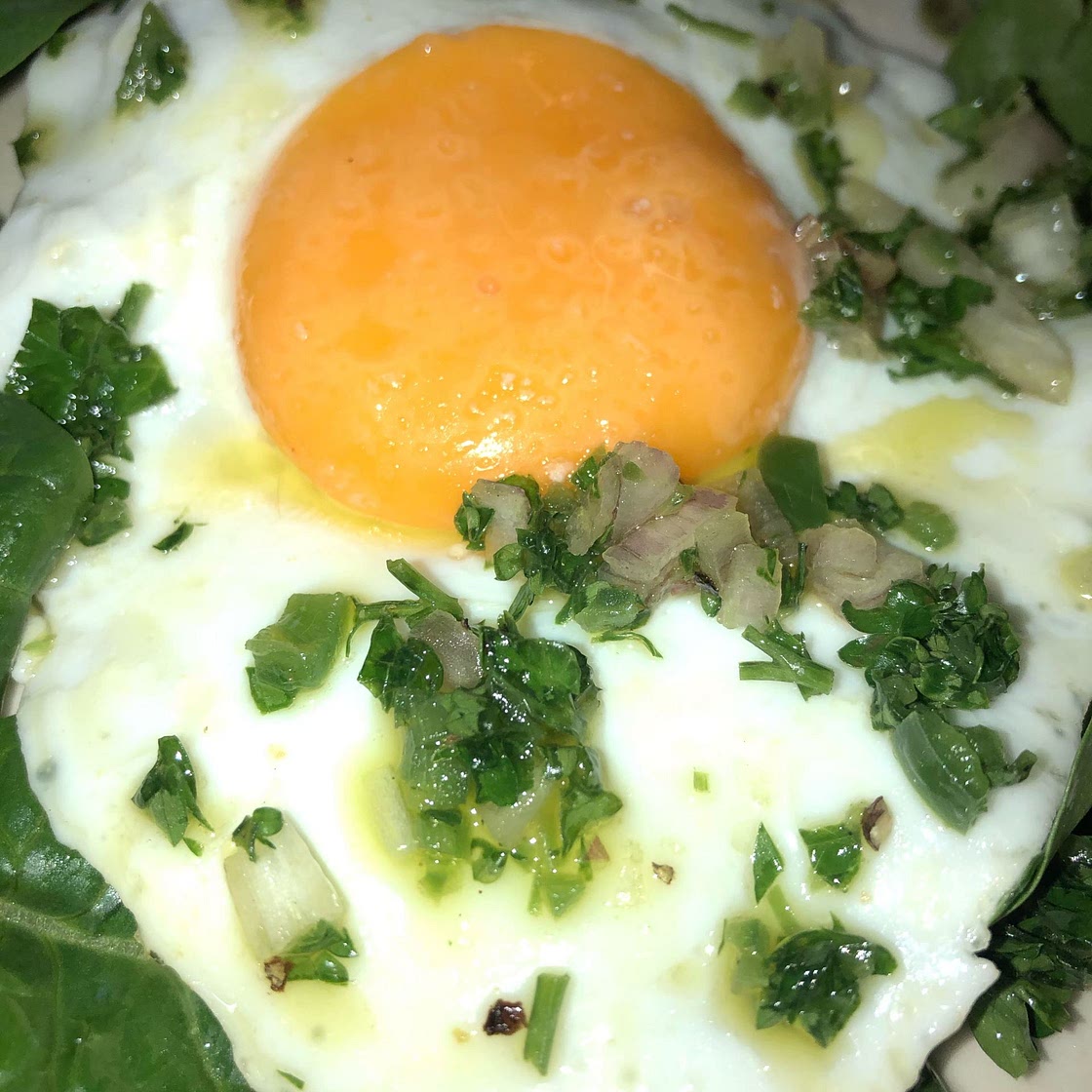 Green eggs and chilli