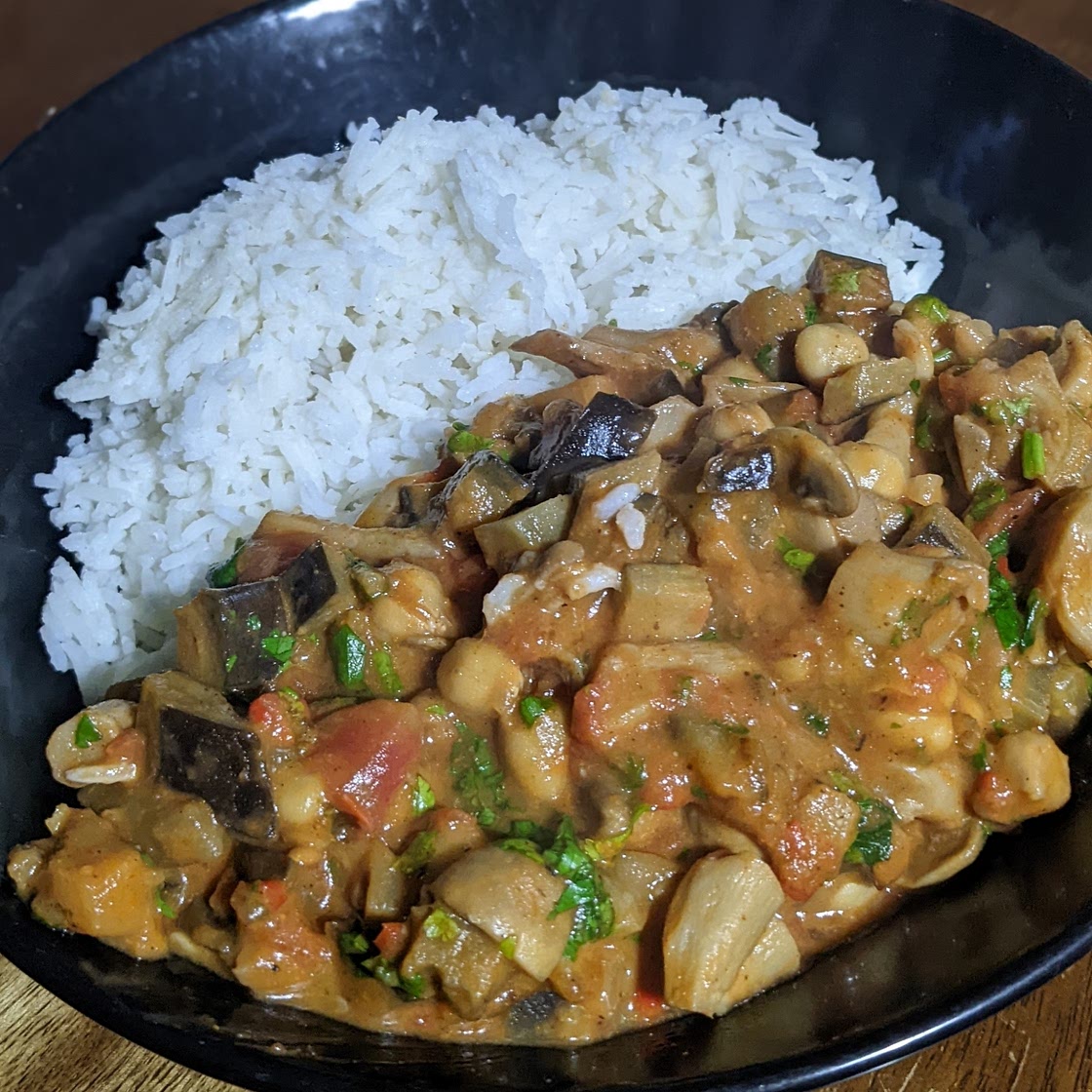 low FODMAP Chickpea & Mushroom Curry