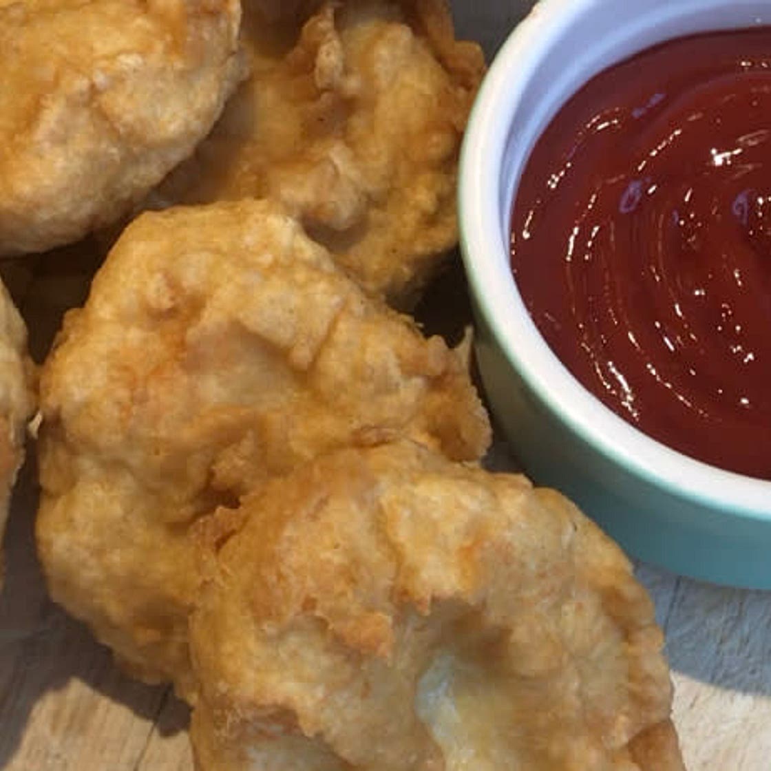 Homemade chicken nuggets