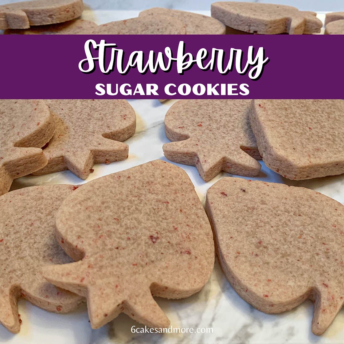 Strawberry Sugar Cookies