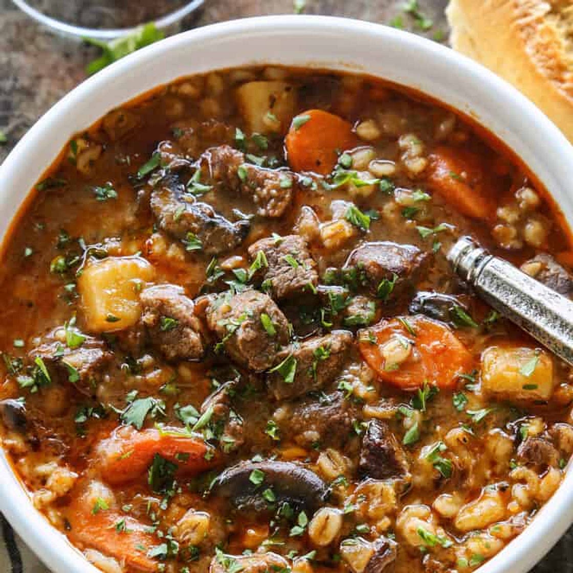 Slow Cooker Beef Barley Stew