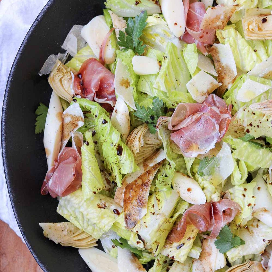 Hearts Salad with Prosciutto