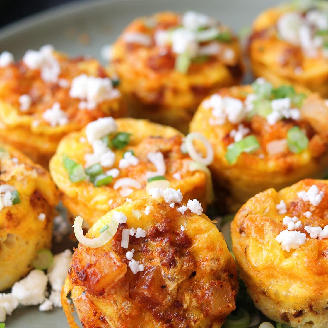 Easy Baked Chorizo Egg Bites
