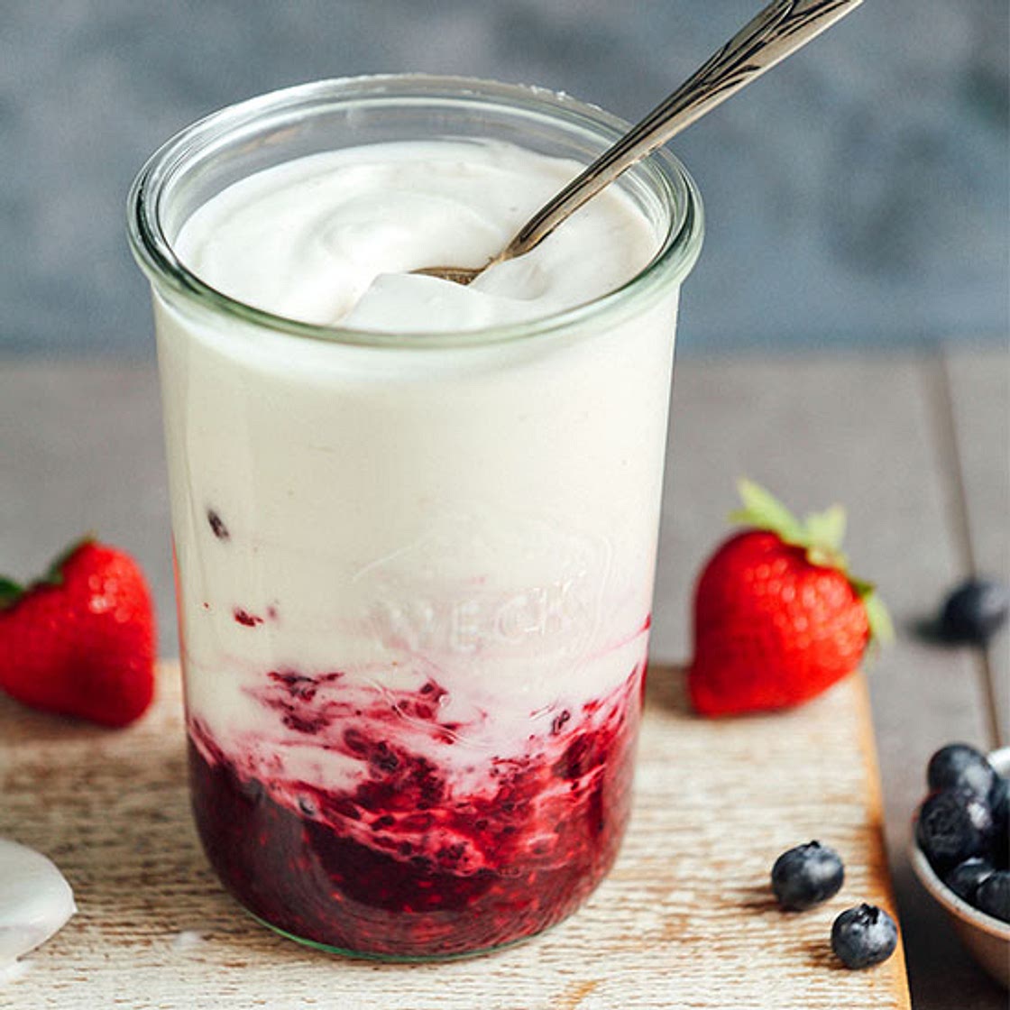 Easy 2-Ingredient Coconut Yogurt