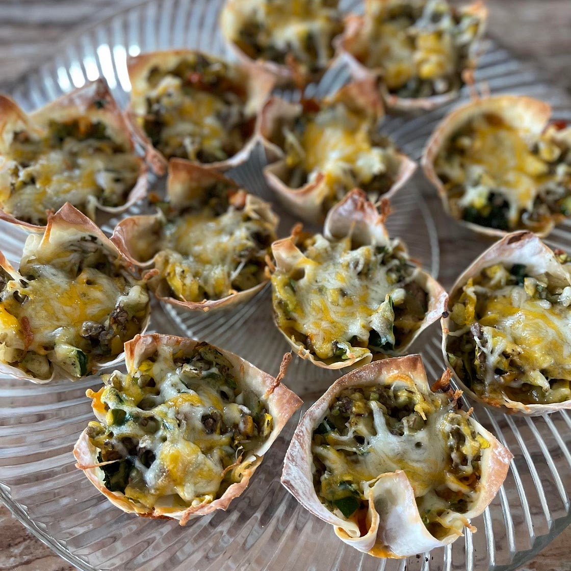 Vegetarian Taco Cups 