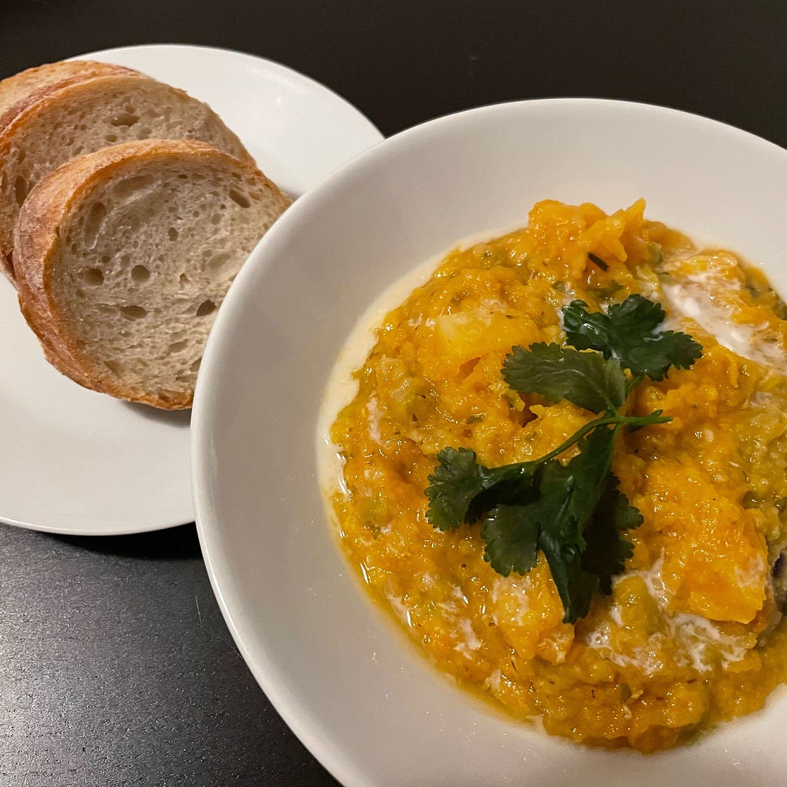 Yellow Split Pea & Butternut Soup
