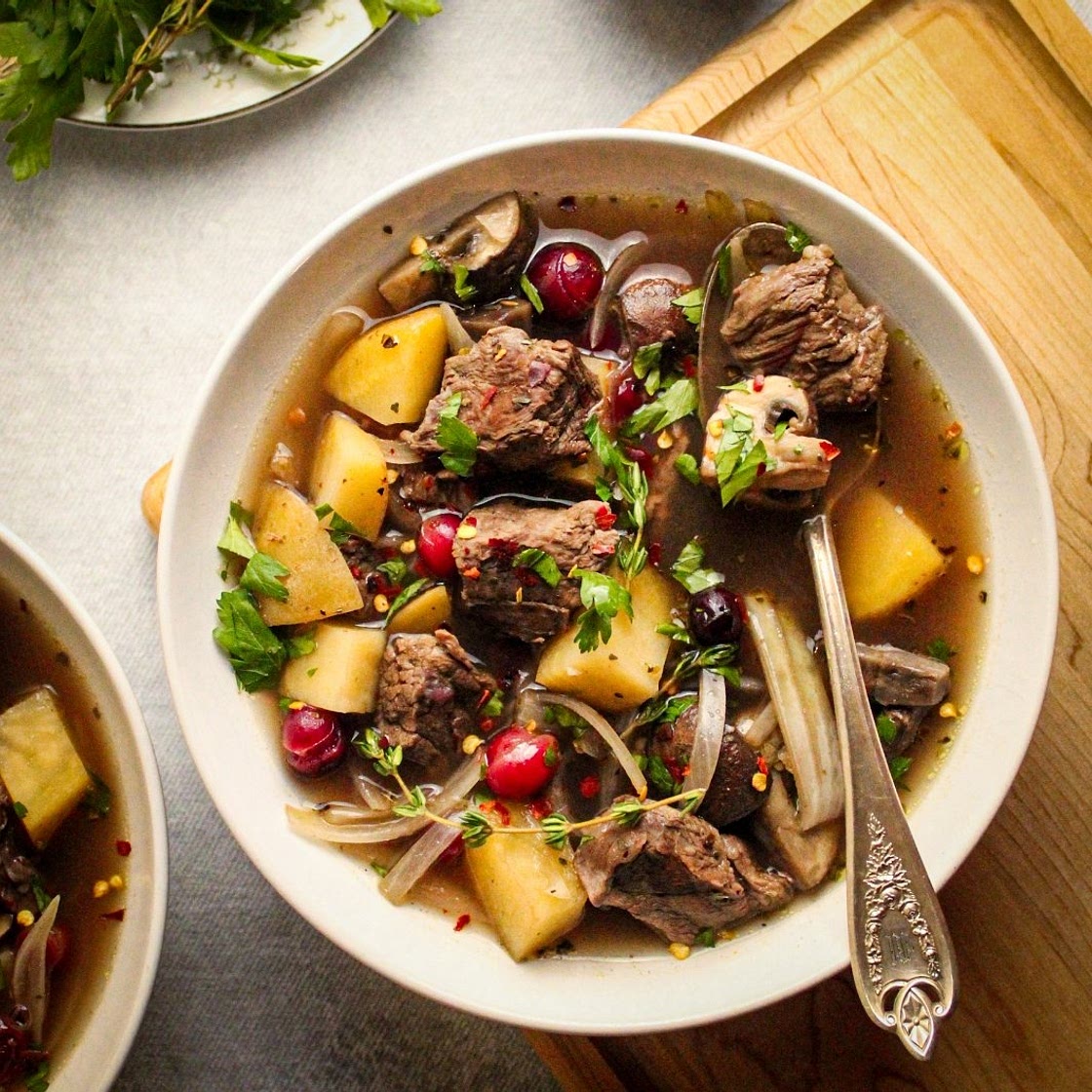 Cranberry Beef Stew