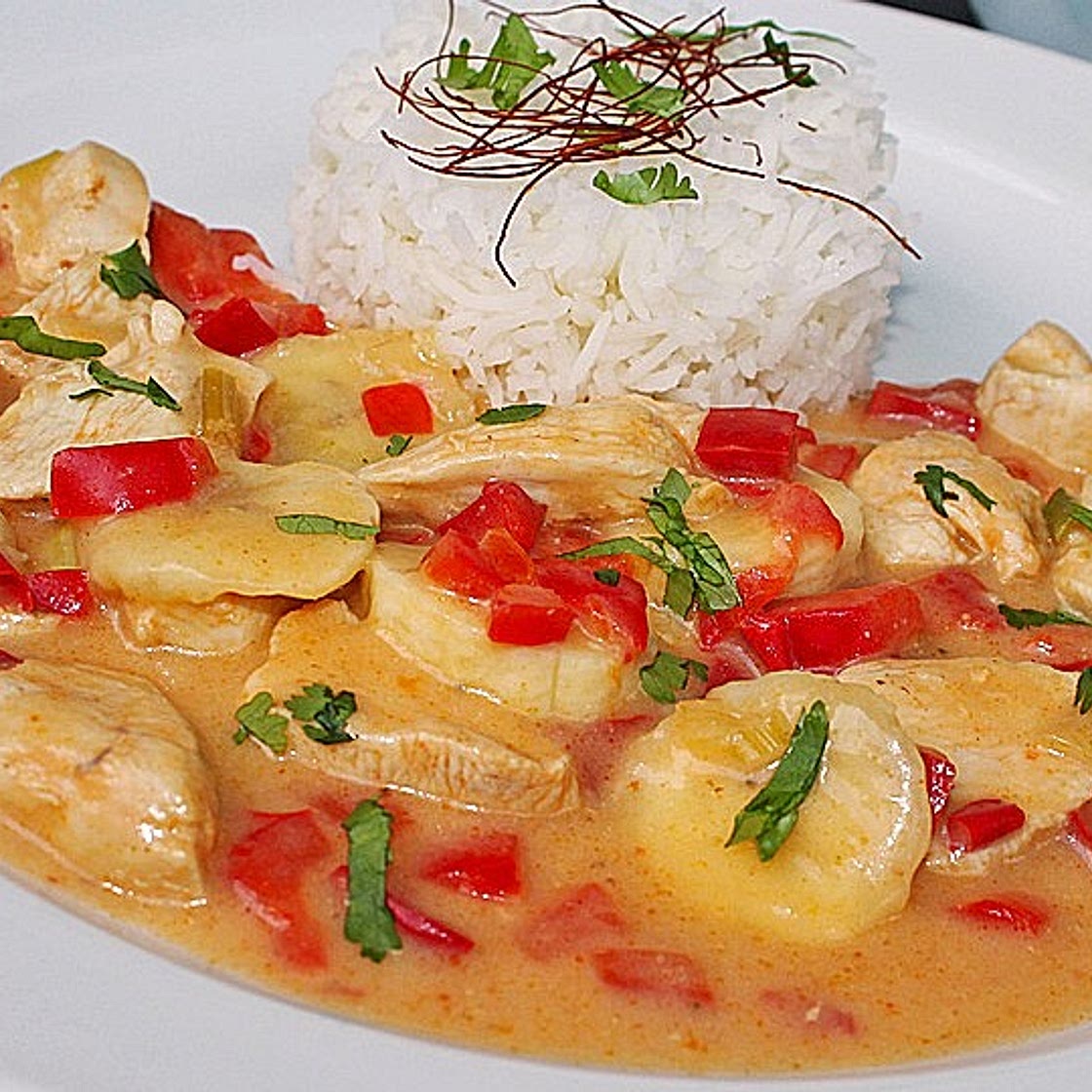 Bananen - Hühner - Curry