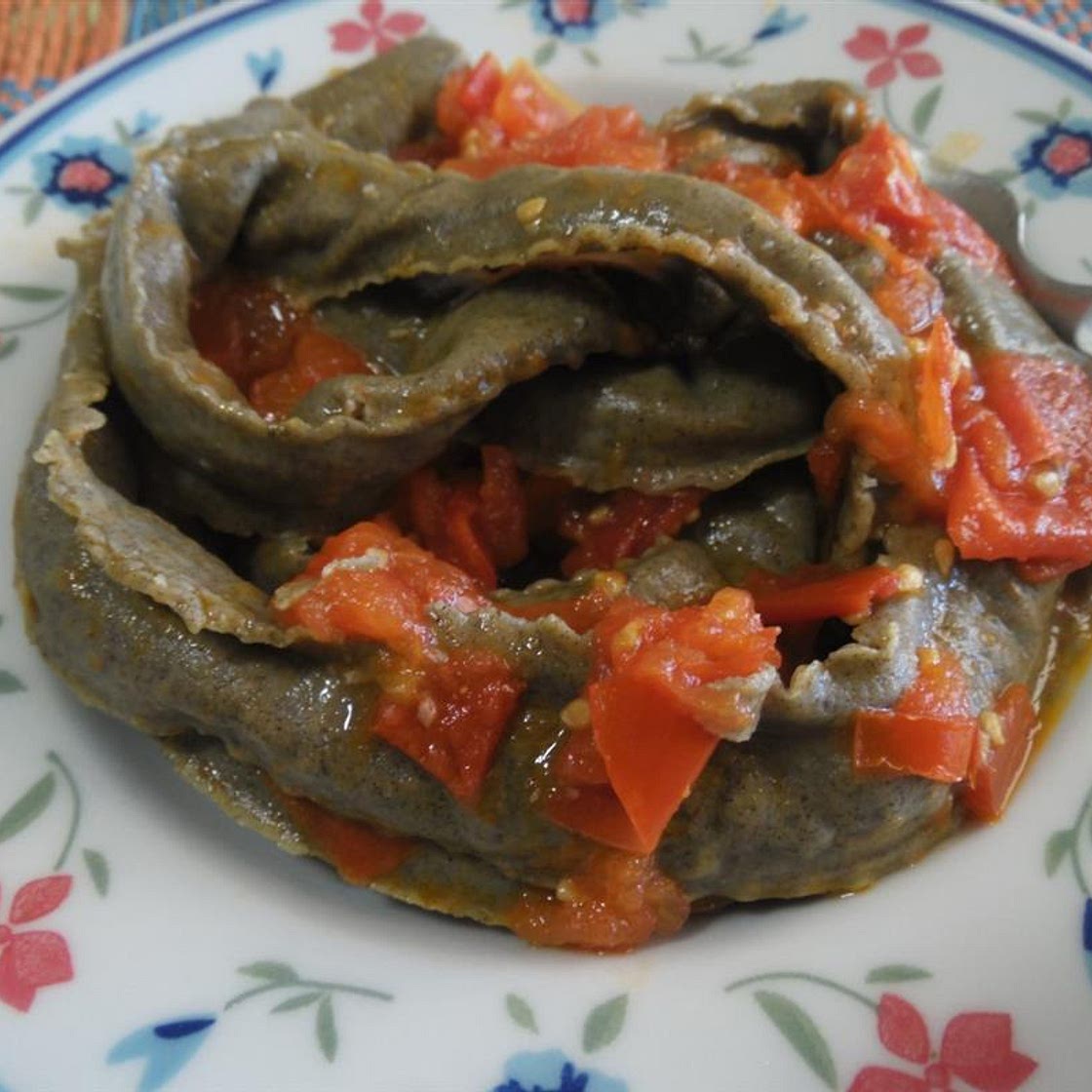 Pappardelle ripiene alla farina di canapa