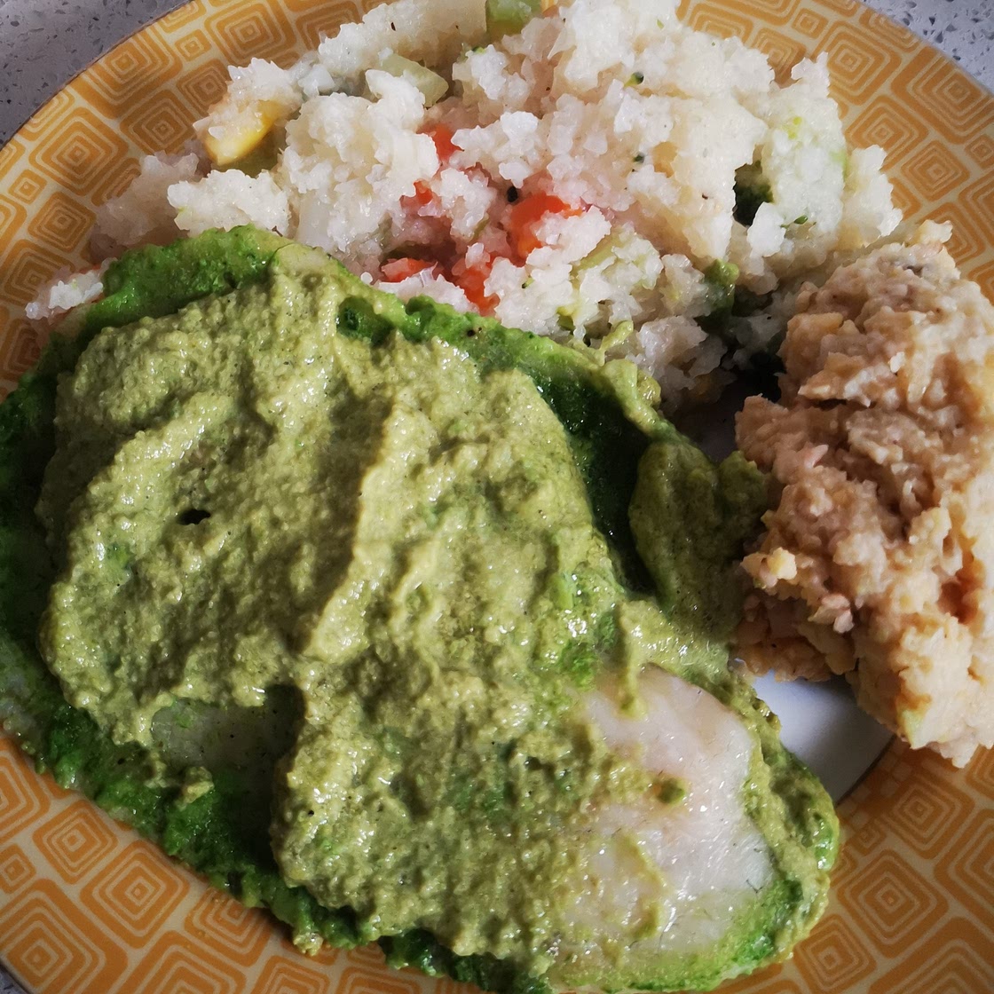 Pescado con Chile Poblano