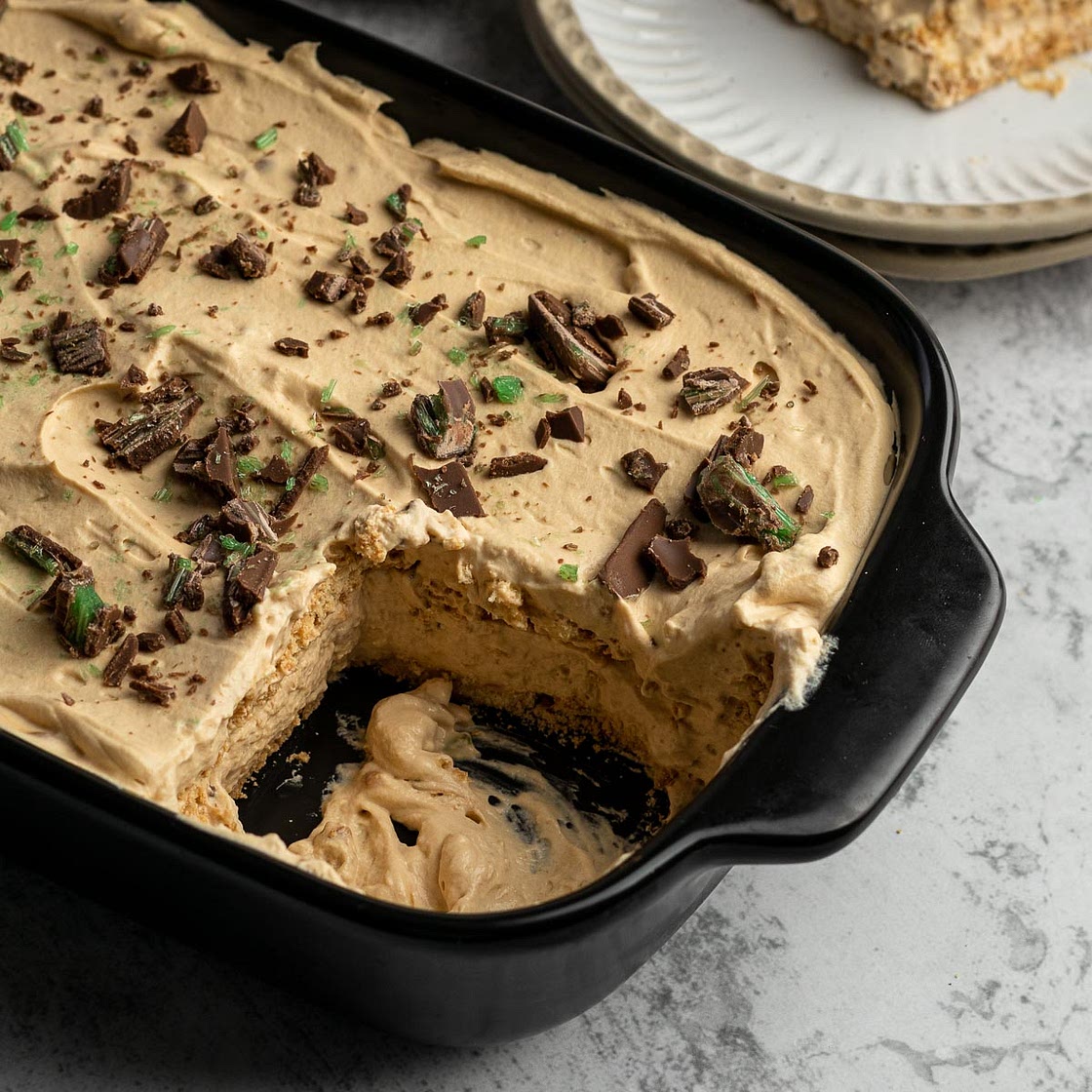 Peppermint Crisp Tart