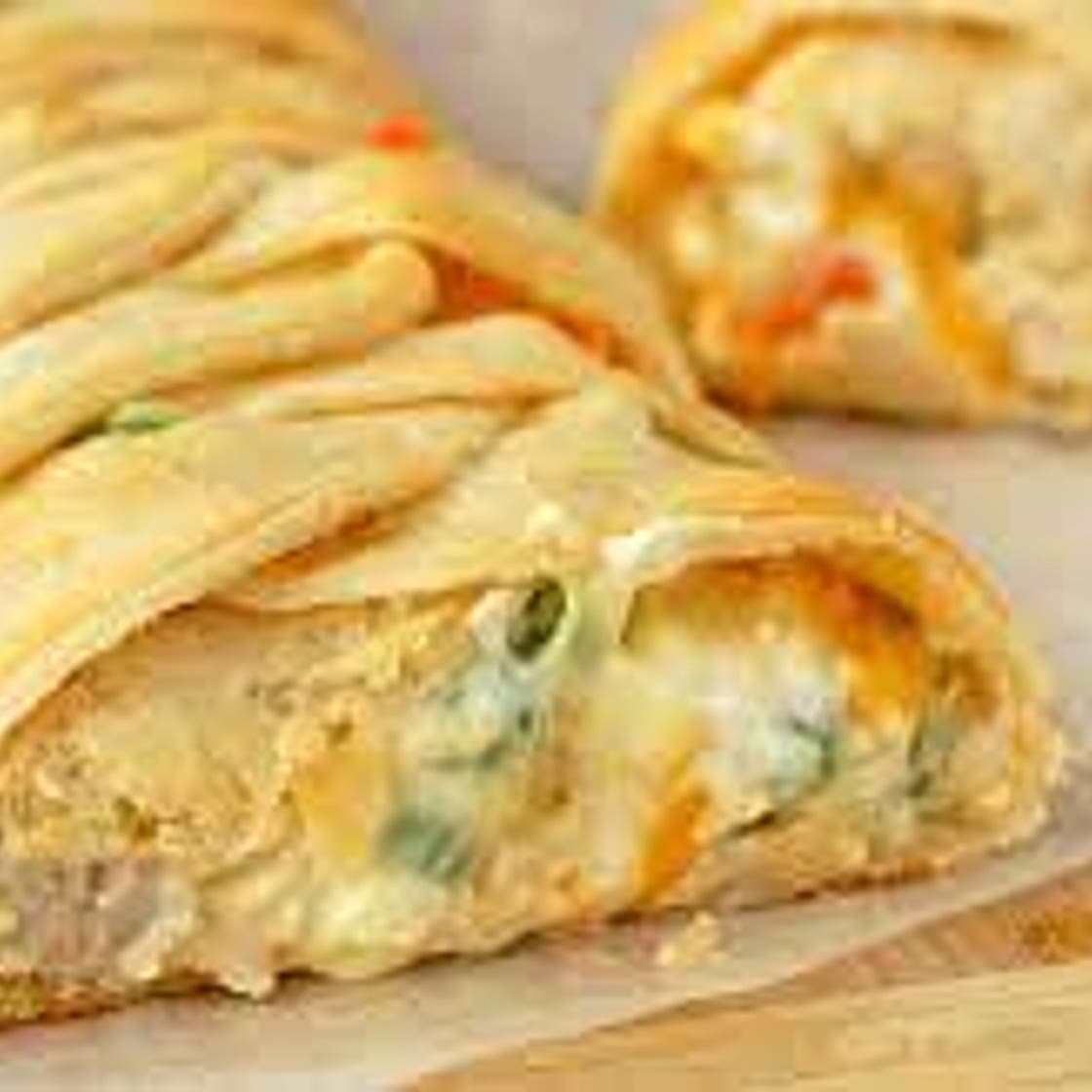 Chicken Pot Pie Crescent Braid