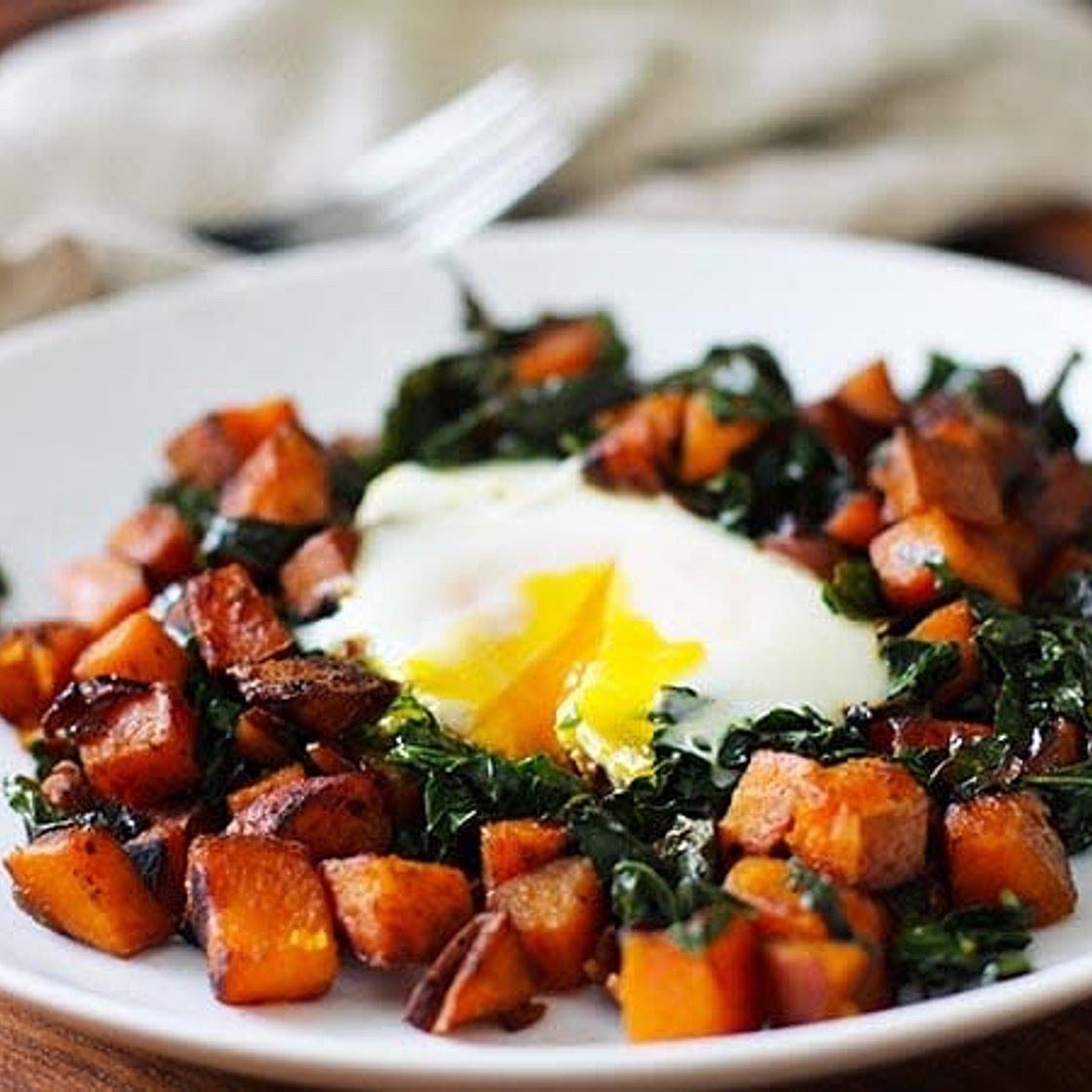 Sweet Potato & Kale Hash