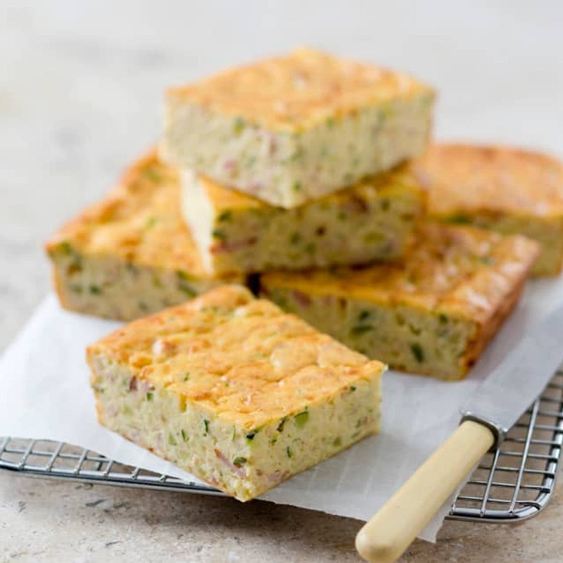 Zucchini slice