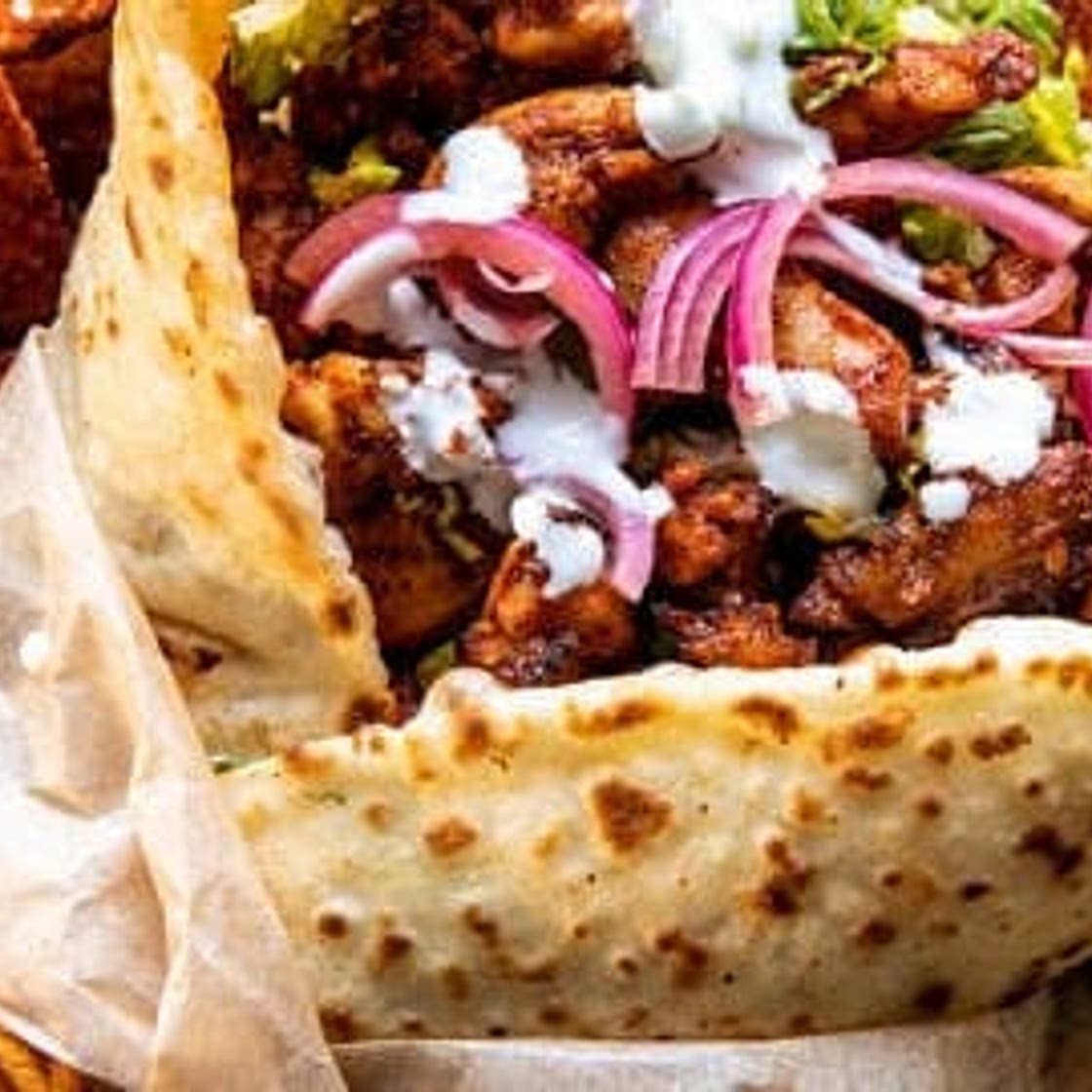 Sheet Pan Chicken Gyros with Feta Tzatziki