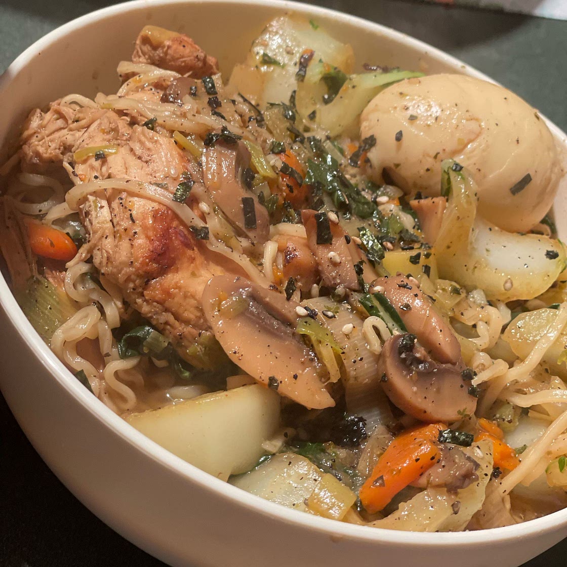 Chicken Ramen Noodle Soup
