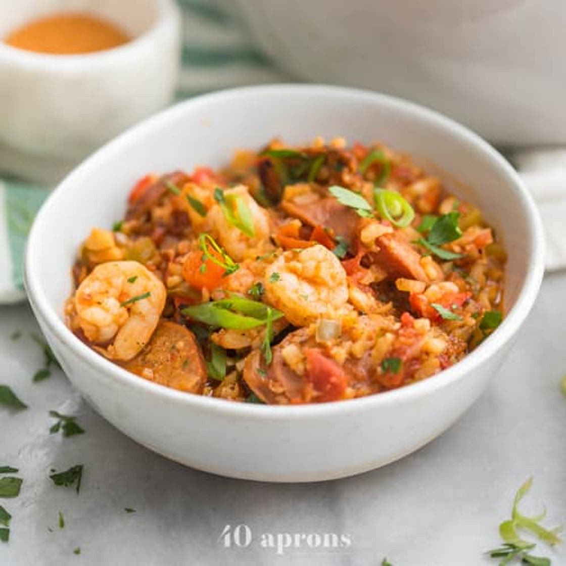 Healthy Jambalaya (Whole30, Low Carb, Paleo)