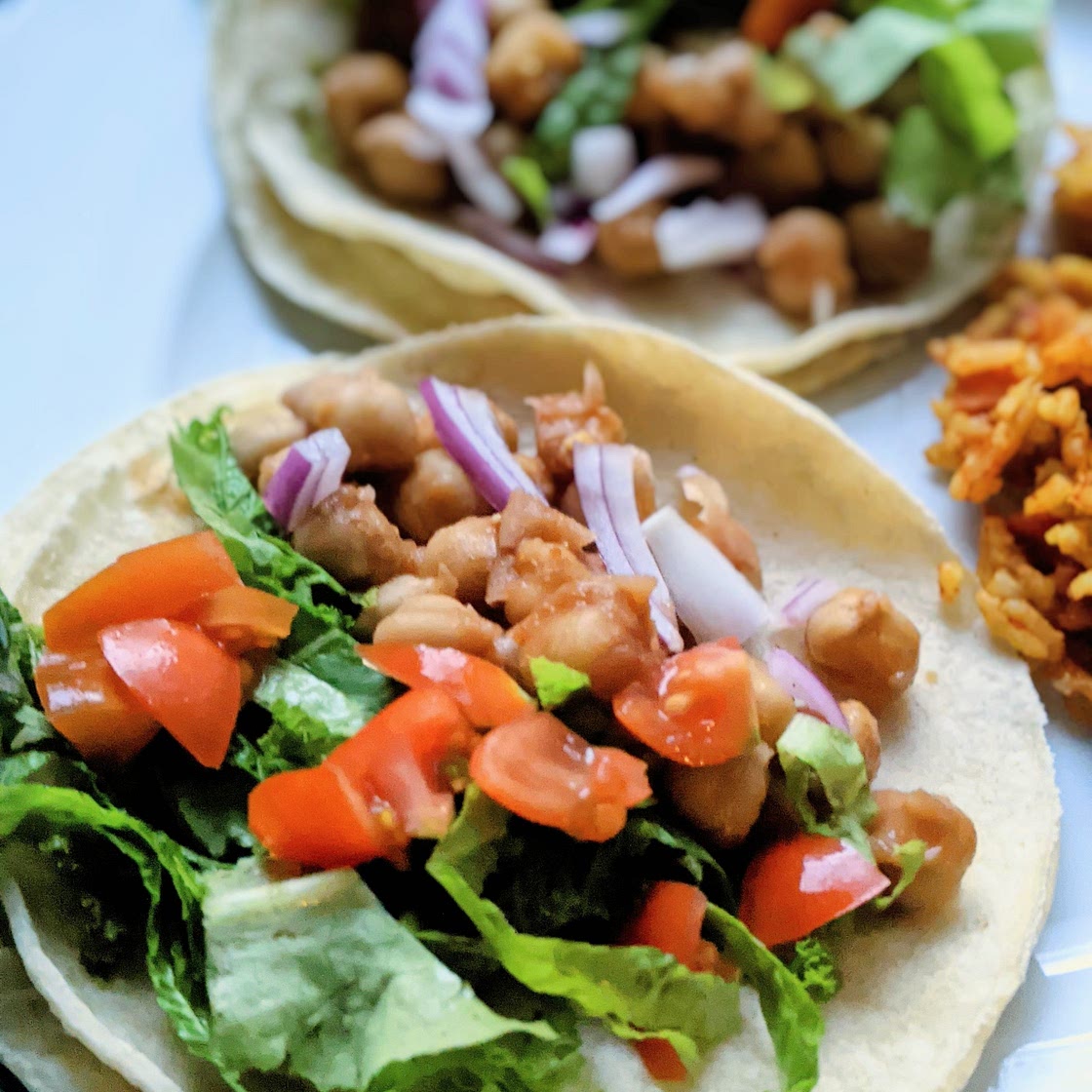 BBQ Chickpea Tacos