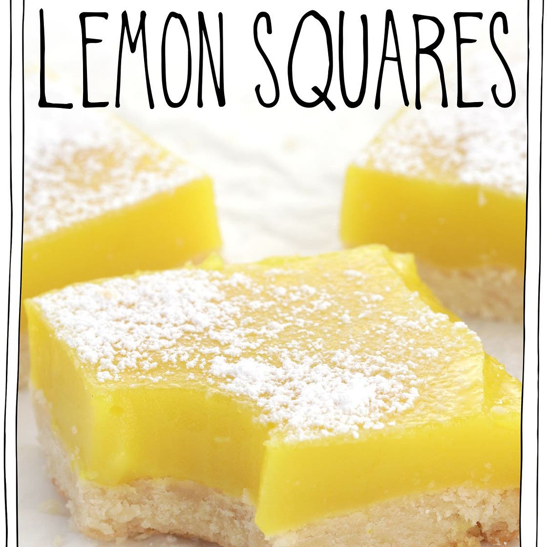 Easy Vegan Lemon Squares