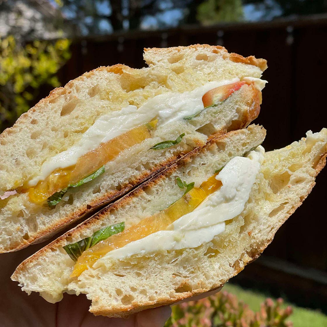 Farmers Market Caprese Sandwich