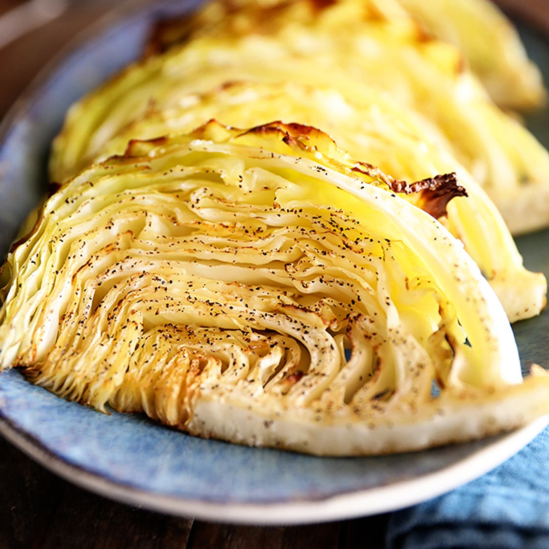 Easy Roasted Cabbage