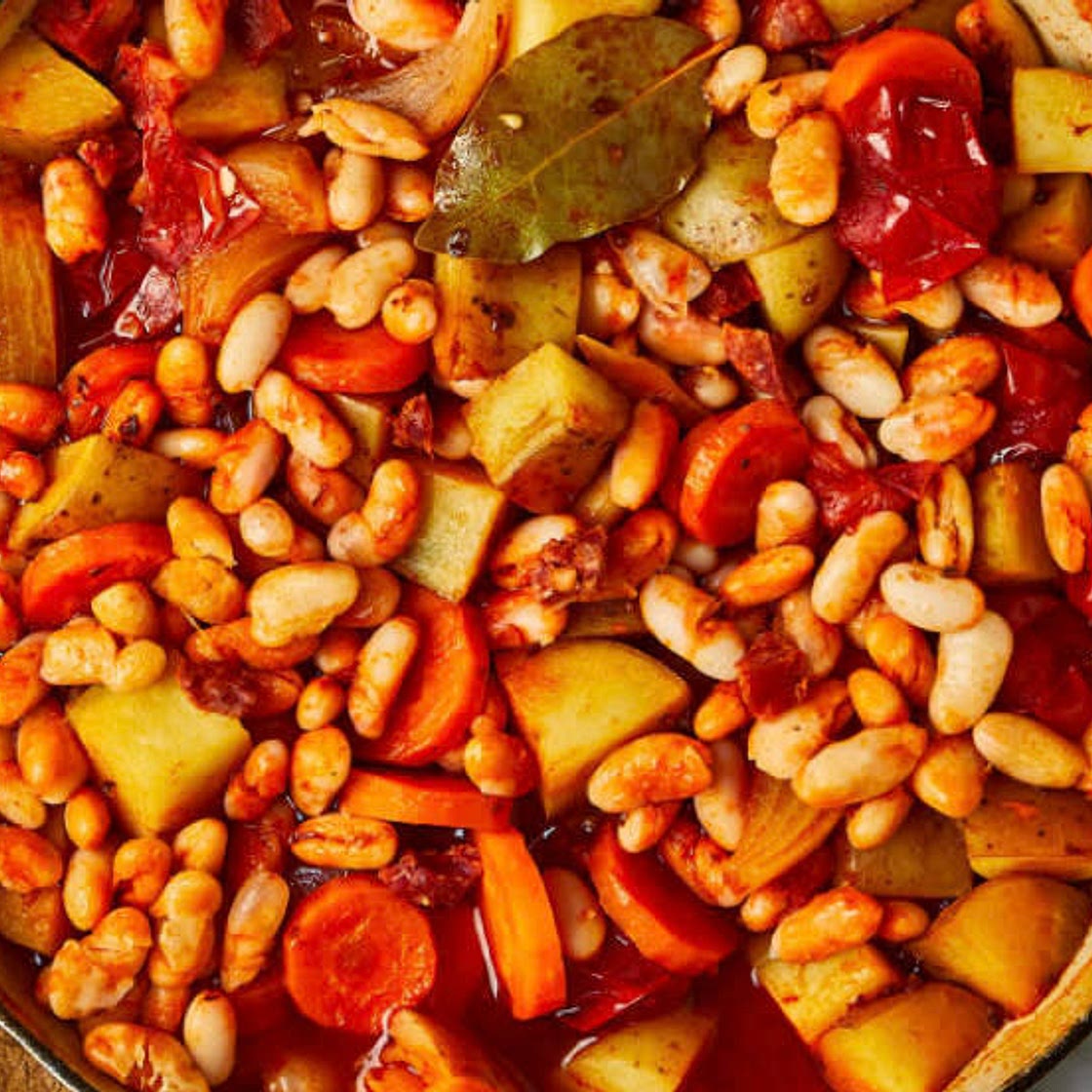 One-Pot Chorizo Cassoulet With Crusty Ciabatta