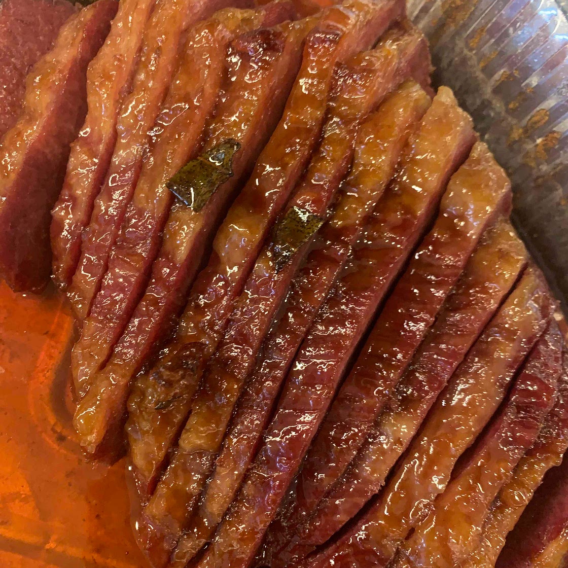 Apricot Glazed Corned Beef