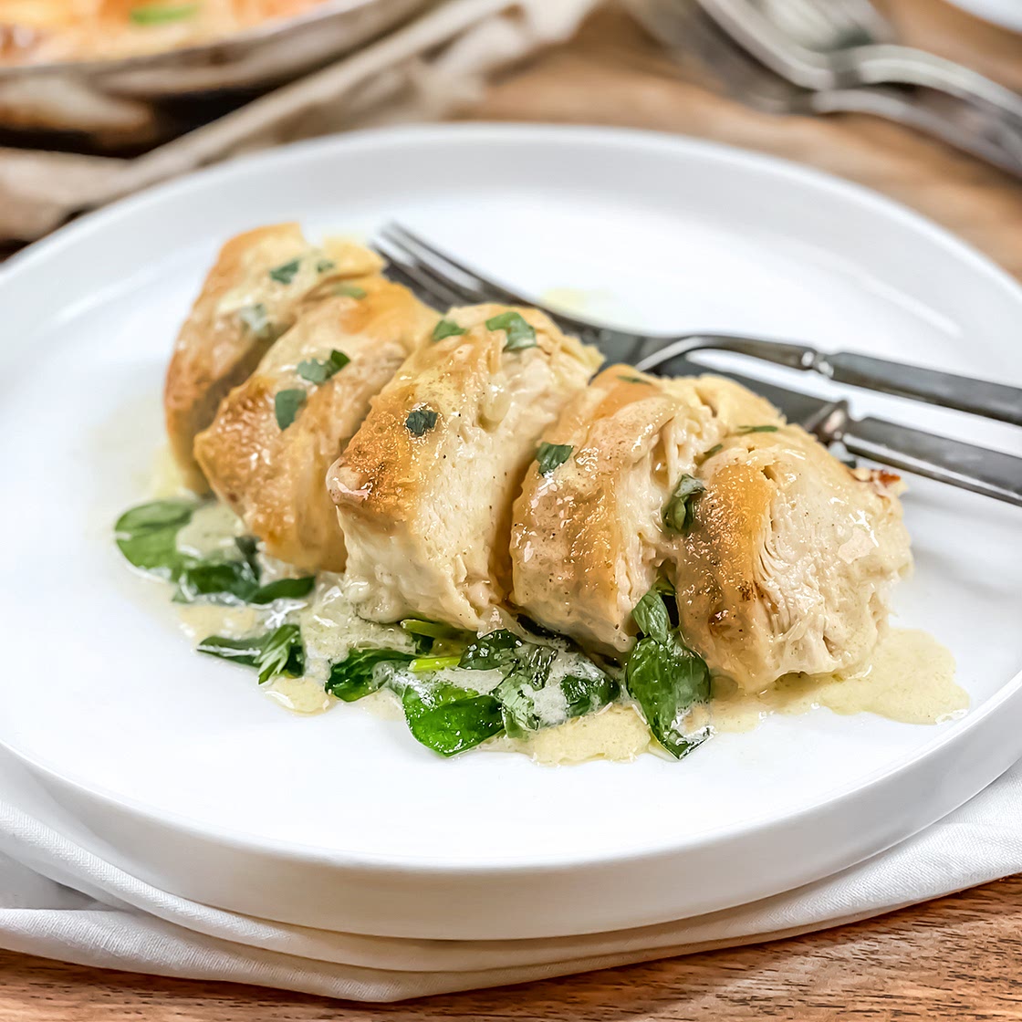 One-Pan Chicken Florentine