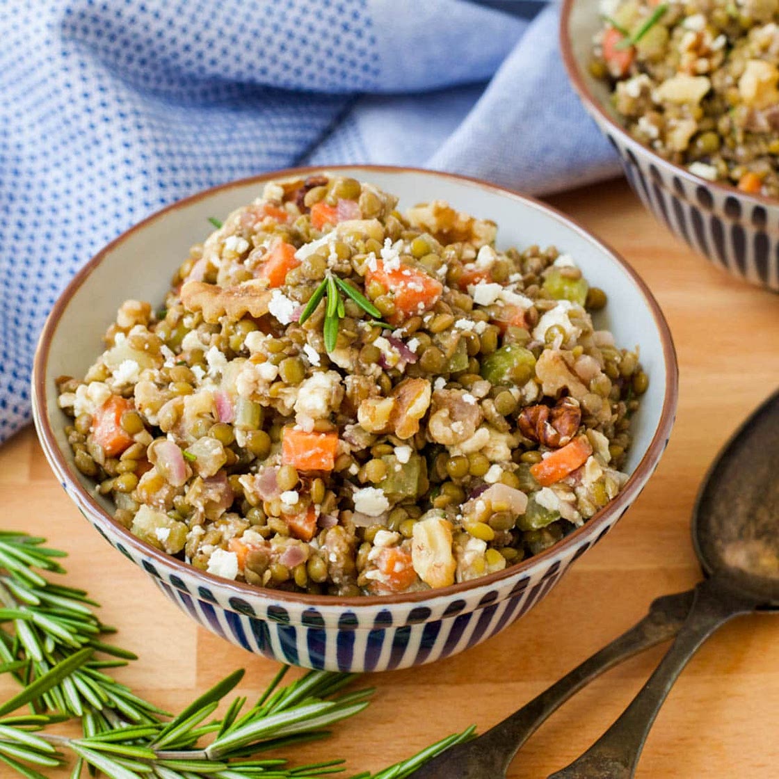 Lentil Salad (with Walnuts and Feta)