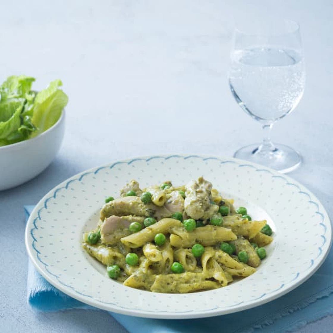 Chicken pesto pasta