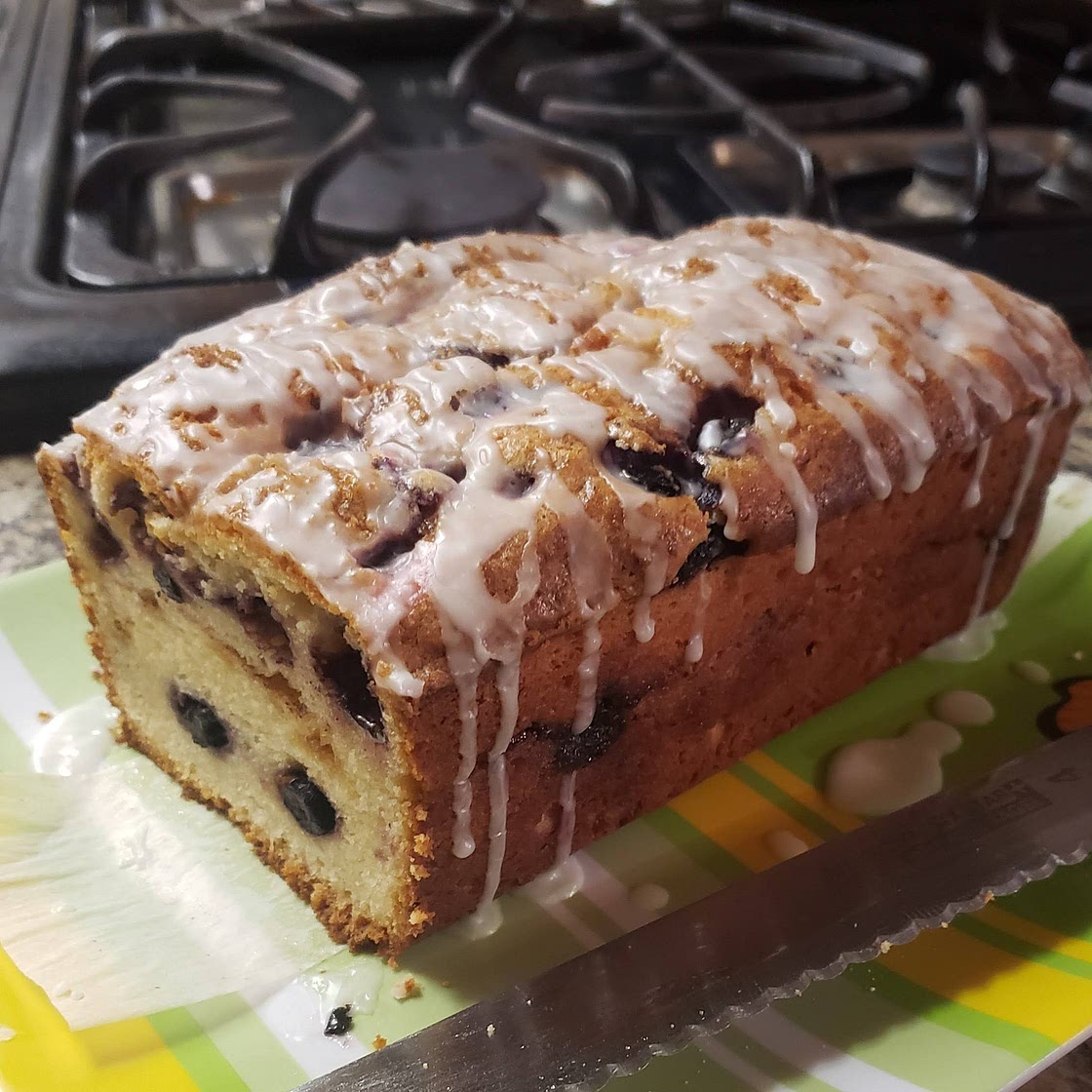 Blueberry Sour Cream Coffee Cake