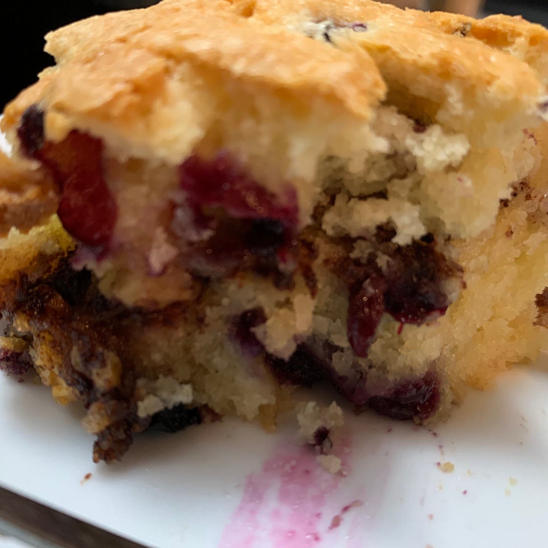 Blueberry Sour Cream Coffee Cake
