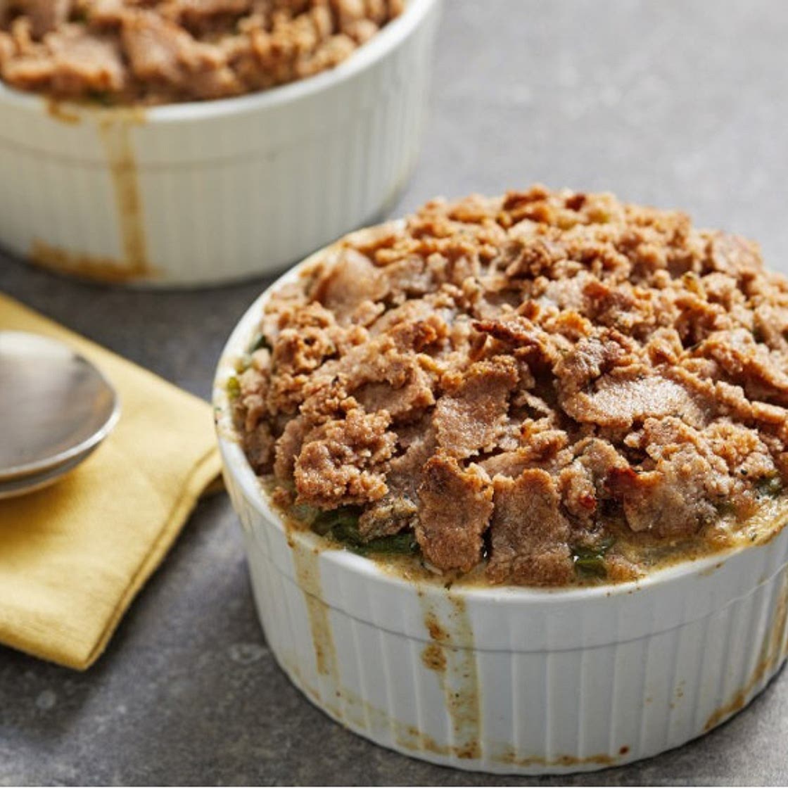 Chicken Potpies With Crumble Crust - Ellie Krieger