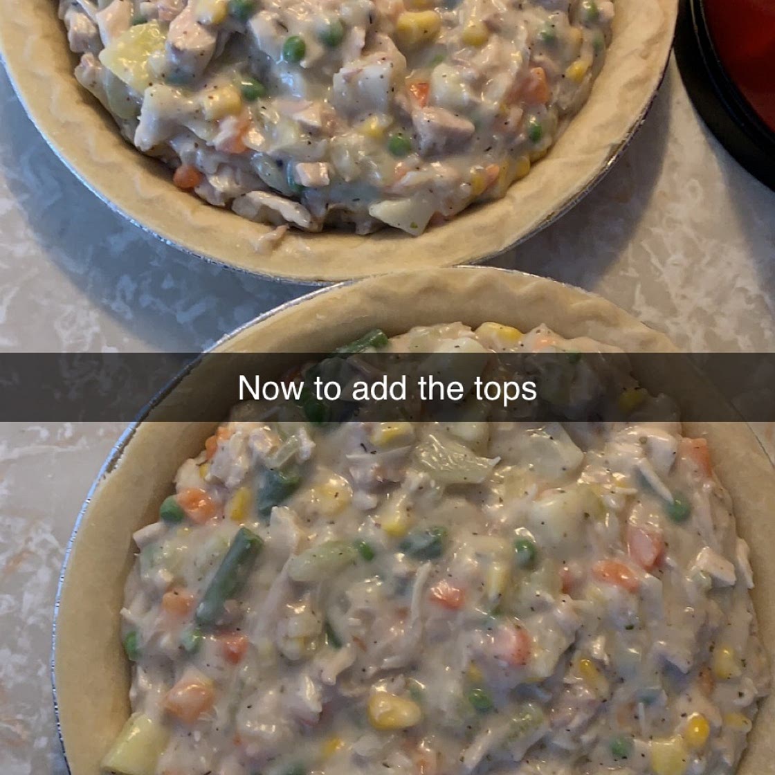 Dad's Leftover Turkey Pot Pie