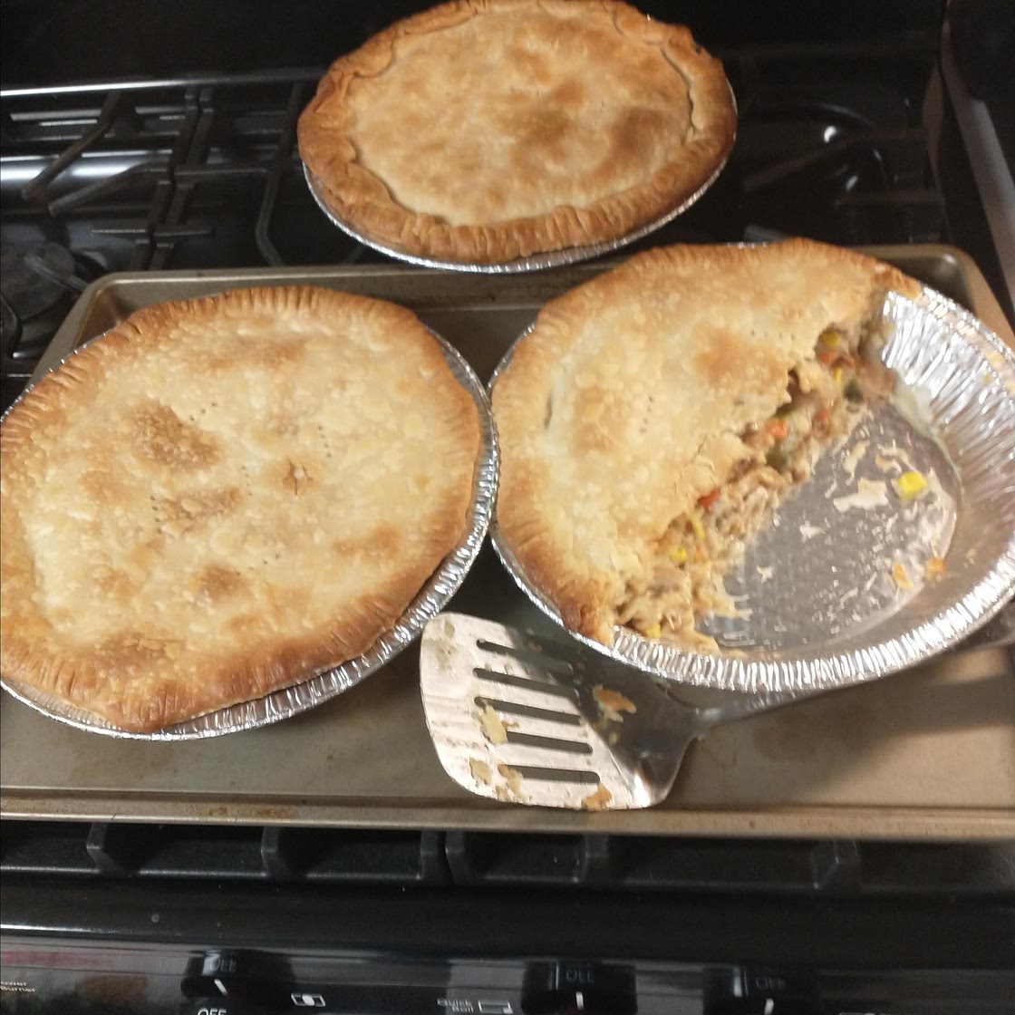 Dad's Leftover Turkey Pot Pie