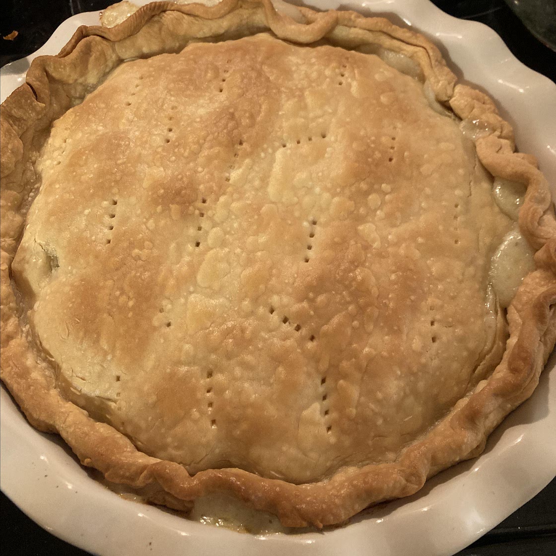 Dad's Leftover Turkey Pot Pie