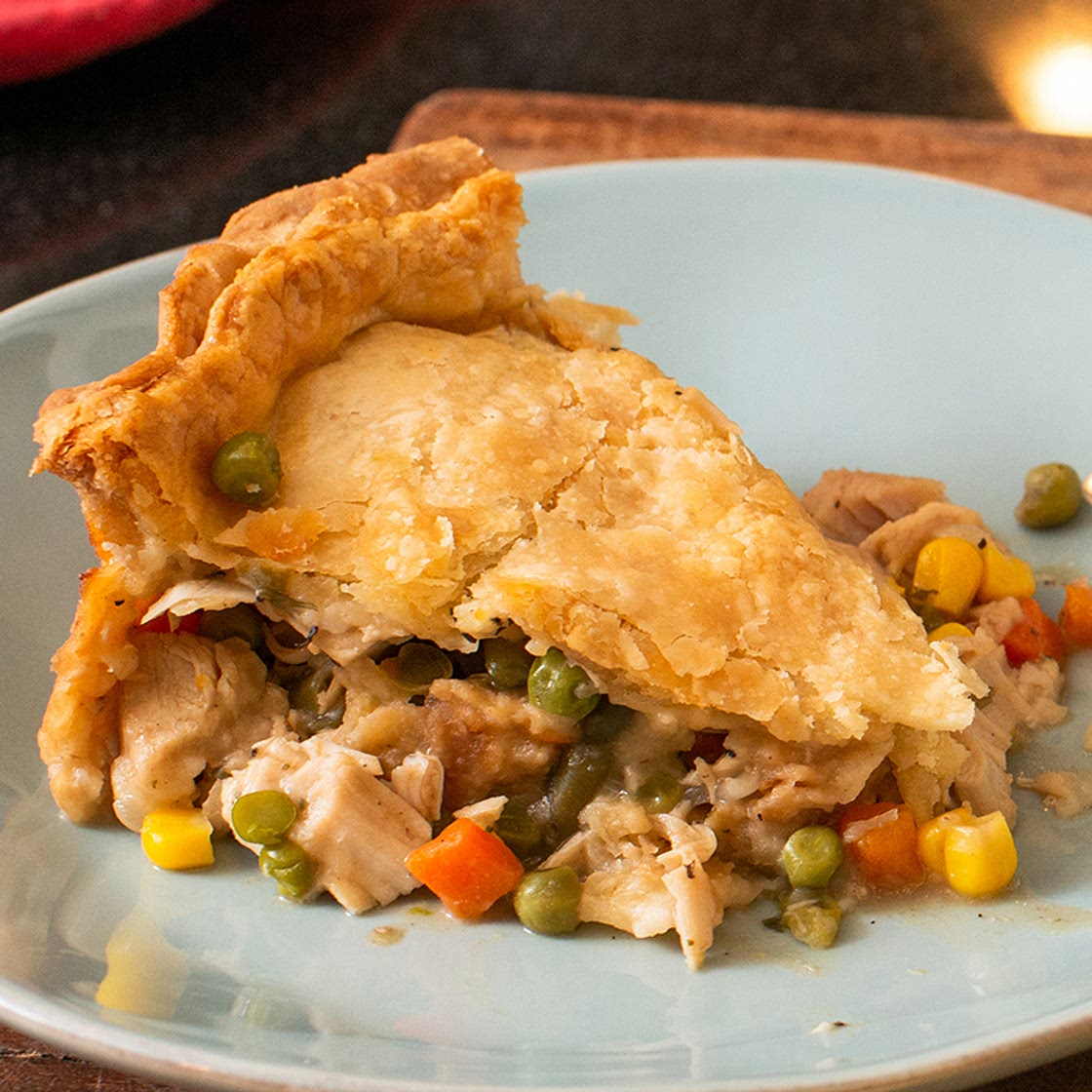 Dad's Leftover Turkey Pot Pie
