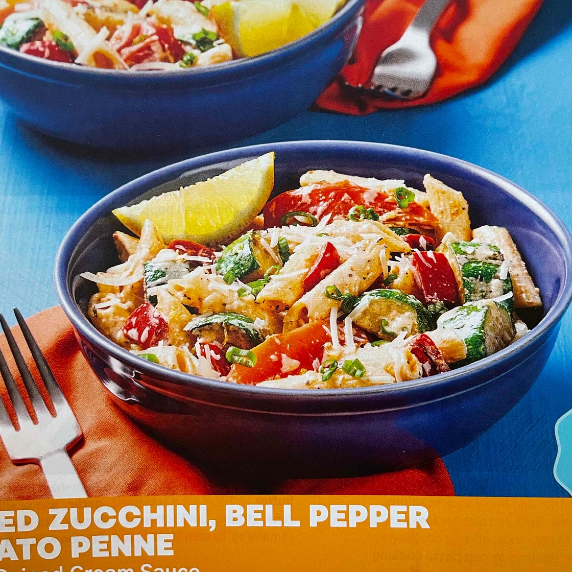 Roasted veggies penne