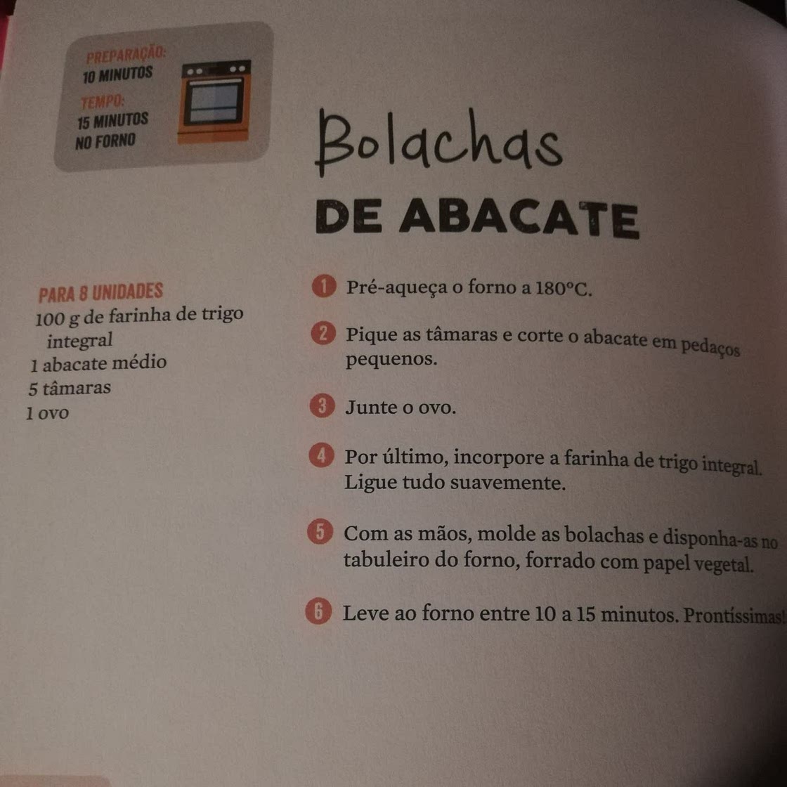 Bolachas abacate