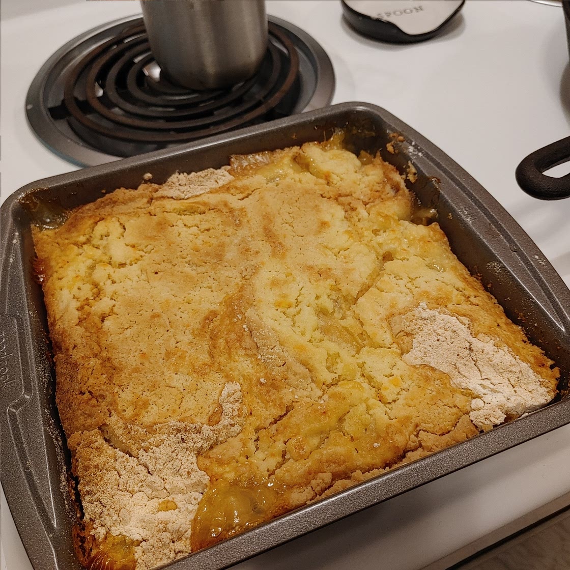 Peach Cobbler Dump Cake