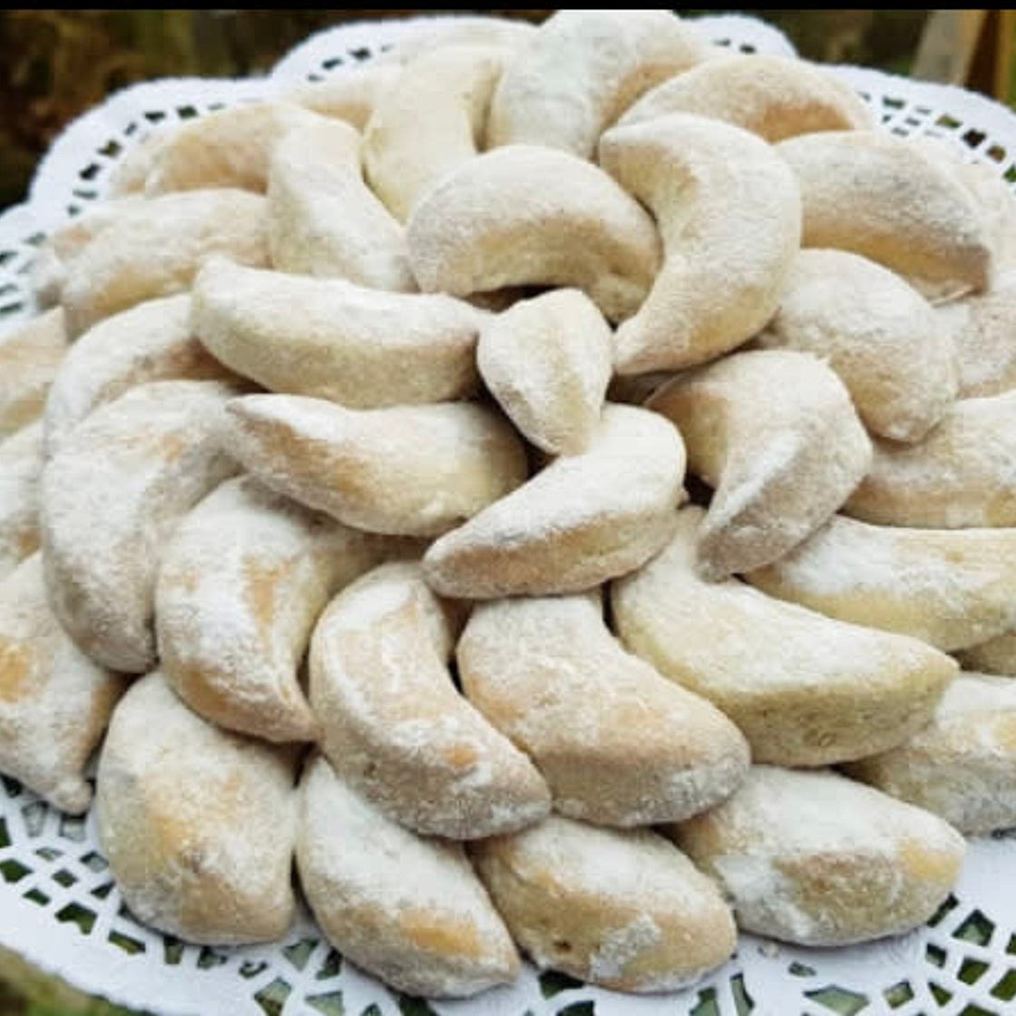 White cookies