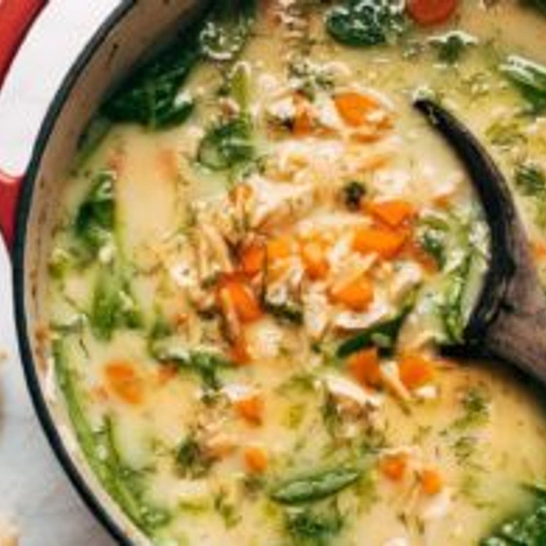 Lemon Chicken Soup with Orzo