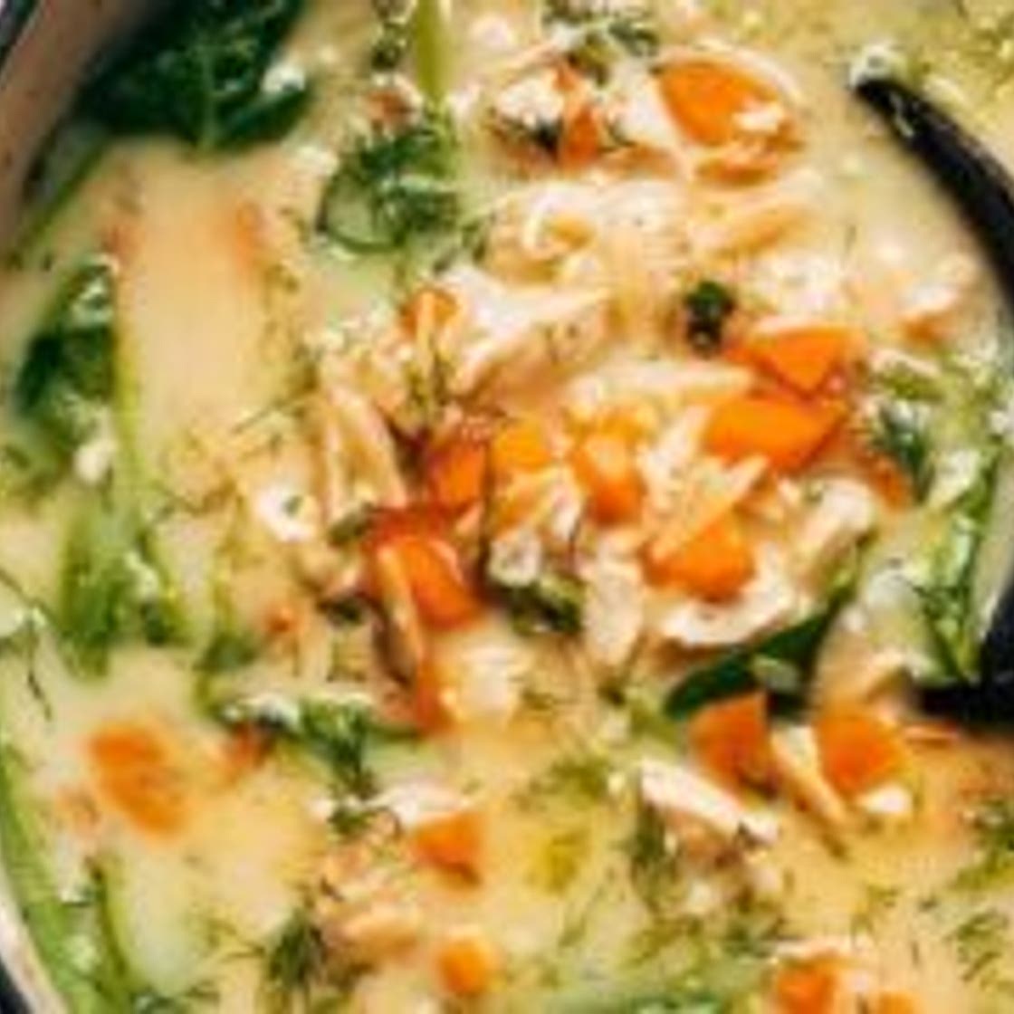 Lemon Chicken Soup with Orzo